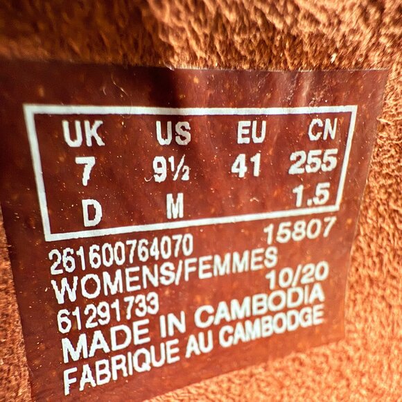 Clarks Emily Daisy Maryjane Brown Leather Ortholite Sandal Pumps Size 9.5 - Picture 10 of 11